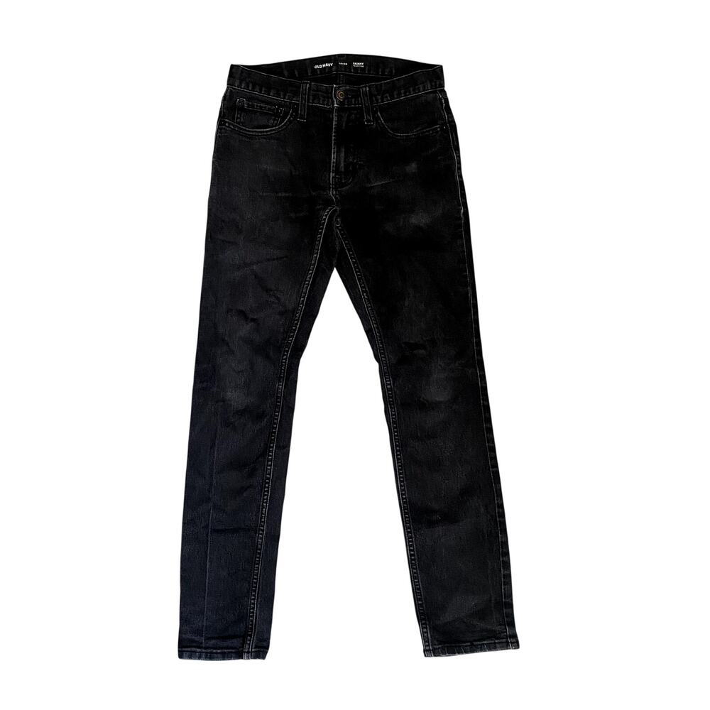 Old Navy Skinny Jeans Men's 28x30 Black Built-In Flex Denim Pants
